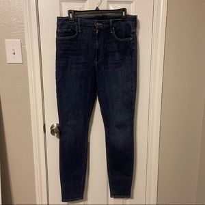 Mother Looker High Waisted One fell sweep size 33